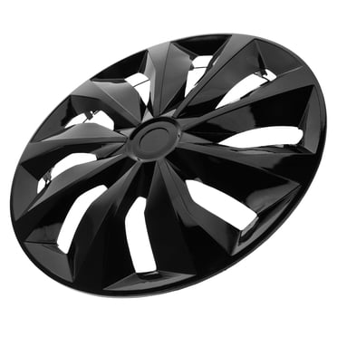 15 Inch Plastic Hub Caps Wheel Cover Maintenance Hub Cap Installation Auto Exterior Accessories For Car Wheel Covers Black