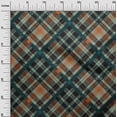 thumbnail image 2 of oneOone Georgette Viscose Fabric Tartan Check Decor Fabric Printed BTY 42 Inch Wide, 2 of 4
