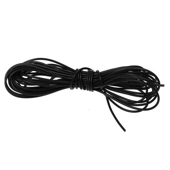 S SERENABLE 5m Silicone Rig Tube Sleeve 1mm Pretend Fishing Lines for Carp Fishing Black 5