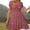 Red, variant on YUNAFFT Womens Dresses Clearance Women's Summer Sexy Casual Dress Floral Print High Waist Puff Sleeves Retro Tunic Beach Mini Dress Sale