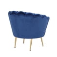 thumbnail image 2 of Plata Decor QUEEN LOUNGE CHAIR BLUE LIVING ROOM, 2 of 3
