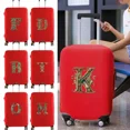 thumbnail image 2 of Luggage Dust Cover Pull-rod Case Protector Reusable for Washable 18-32inch Graphi Letter Printed Pattern Travel Accessories 8Graphic Letter X XL, 2 of 6