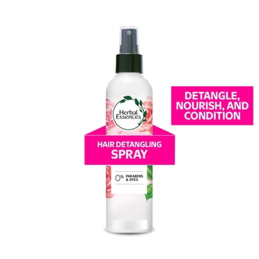 Herbal Essences Detangling Spray, Detangles, Nourishes and Conditioner Hair, Floral Rose Scent, 208 mL