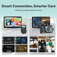 thumbnail image 3 of Ottocast 2026 New Cabin Care Wireless CarPlay Adapter Camera, 3 of 11