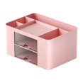 thumbnail image 1 of veasfak Organizer Pencil Storage Box with Drawers Multifunctional for Home Decor Desktop Pink, 1 of 9