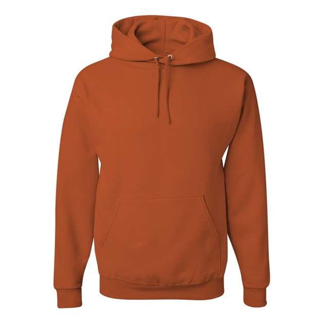 Jerzees Mens NuBlend Pull Over Hooded Sweatshirt, S, Texas Orange