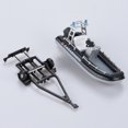 thumbnail image 3 of LOVEVER High Simulation 1 43 Coast Guard Police Fire Truck + Speedboat Model for Collectors and Enthusiasts Gifts, 3 of 8
