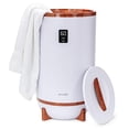 thumbnail image 1 of SereneLife Single Touch Towel and Blanket Warmer with Fragrant Disc Holder and LED Ring Red, Perfect Size for Two Large Bath Towels, Automatically Shut off Feature (Cherry), 1 of 9