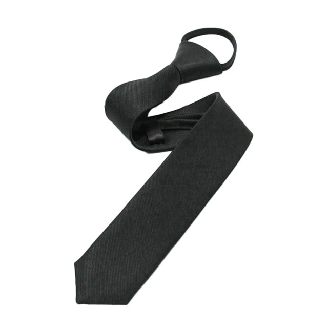Cravate Étroite Rétro pour Hommes et Garçons Cravate Fine Cravate Pratique pour Mariage Fête Boîte de Nuit Mariée Robe Noire