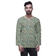 thumbnail image 1 of Atasi Indian Traditional Kurta For Men Keyhole Neck Short KurtaShirtFor Boys, 1 of 1