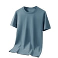 thumbnail image 1 of Chandails à Col Rond Coupe Classique pour Hommes, Coupe Décontractée, T-Shirts d'Entraînement d'Été, Hauts de Sport Décontractés d'Été, 1 of 6