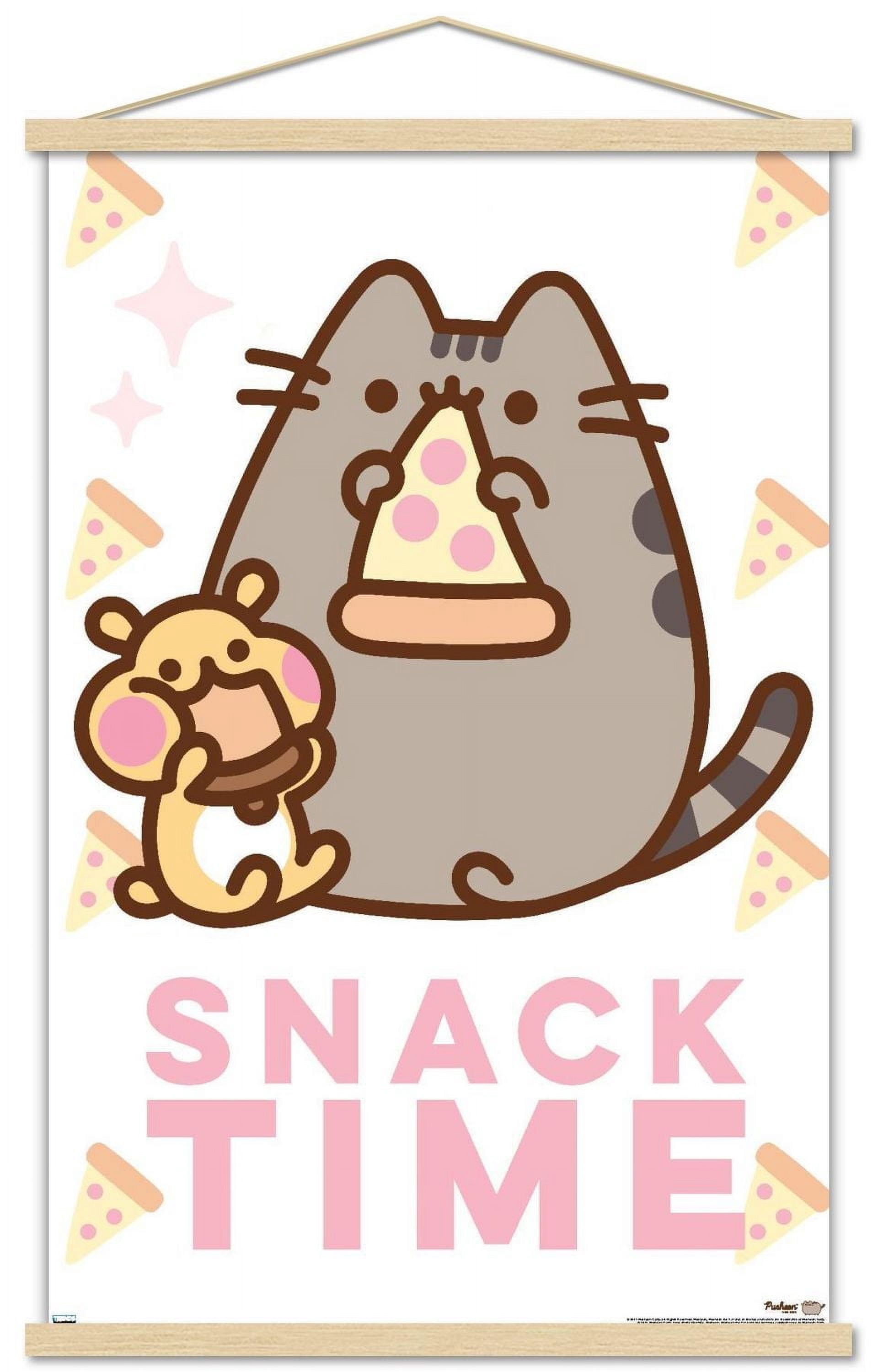 Pusheen - Snack Time Wall Poster, 14.725" x 22.375" Framed