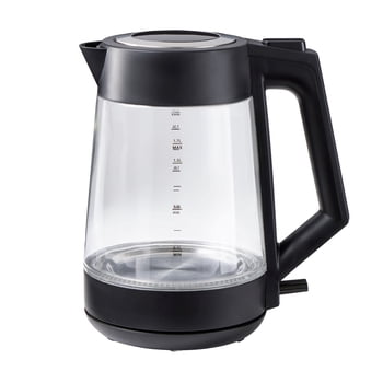Bouilloire électrique Mainstays 1500 W, 1,7 L, corps en verre, arrêt automatique