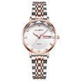 thumbnail image 1 of WIFKLSIIPG Ms. Business Steel Belt Watch Calendar Sports Ms. Waterproof Watch, 1 of 1