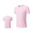 thumbnail image 1 of cfhntfmh T-Shirts Athlétiques pour Hommes Extensibles à Col Rond T-Shirt de Course et d'Entraînement Confortable Léger à Manches Courtes Hauts de Gym, 1 of 7