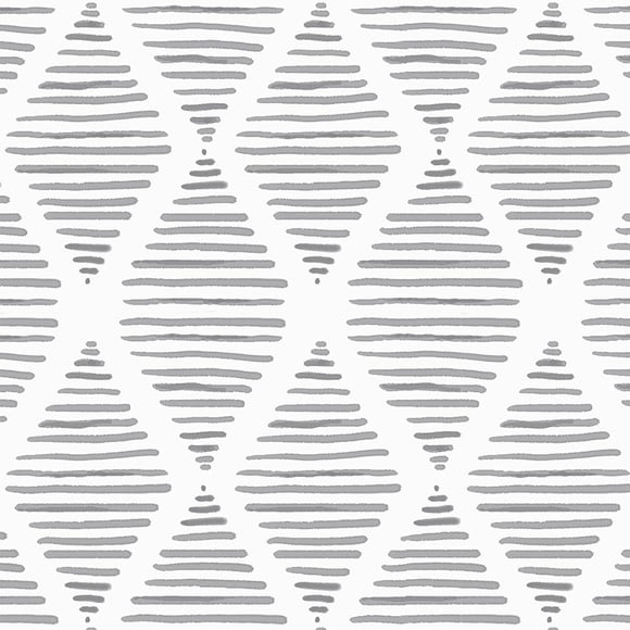 Peel and Stick Wallpaper, Contact Paper for Home Decor, Modern Black and White Stripe Removable Wall Paper, Self-Adhesive Waterproof Wallpaper for Bedroom, 17.3"x236", CA.TH8202-H-10