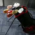thumbnail image 1 of Baohd Golf Head Covers PU Portable Protector for Athlete Travel Golf Training Red Small, 1 of 9