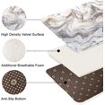 thumbnail image 4 of Bath Mat for Bathroom, Bathroom Mats Rugs No Silp, Marble Texture Washable Cover Floor Rug Carpets Floor Mat Bathroom Decorations 17x32 Inches for Kitchen Kitchen Bedroom Indoor, 4 of 6