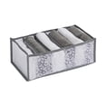 thumbnail image 3 of Birdeem Foldable Printed Mesh Underwear Shirt Leggings Jeans Drawer Storage Box, 3 of 10