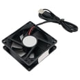 thumbnail image 2 of 1pcs Router Cooling Fan Noise-free Strong Wind Power Fast Cooling 2.5W 0.5A 80X80X45 Mm For PC Cooler TV Box, 2 of 10