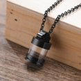 thumbnail image 4 of Tube en Acier Inoxydable Pendentif Collier Boîtier Creux Capsule pour Collier pour Cendres Bijoux, 4 of 8