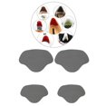 thumbnail image 2 of Semelles de Talon Protecteur de Talon pour Hommes & Femmes Talons Hauts Gris, 2 of 8