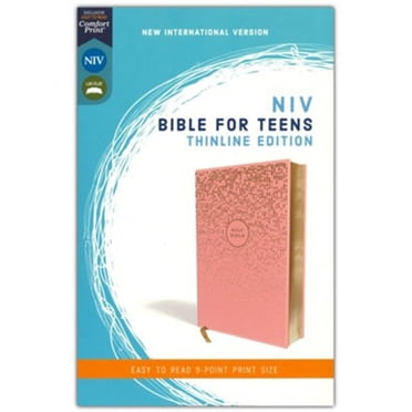 NIV, Imprimé Confort, Bible Fine pour Adolescents (Rose, Leathersoft)