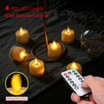 thumbnail image 1 of Jusqu'à 65 % de Réduction sur les Gadgets de Cuisine 4 Pcs Bougie Led avec Télécommande Décoration de Table Mariage/Valentin Organisateurs et Rangement de Cuisine, 1 of 9