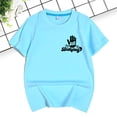 thumbnail image 2 of Toddler Girls Summer Tops Tees Soft Short Sleeve Crew Neck Solid Color T Shirt Daily Spring Shirts For Kid 7-8 T, 2 of 5