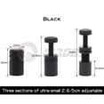 thumbnail image 1 of ITX Small Case GPU Holder Anti-bending Bracket Jack Support Frame All-aluminum Metal Magnetic Bottom 5mm Black, 1 of 6