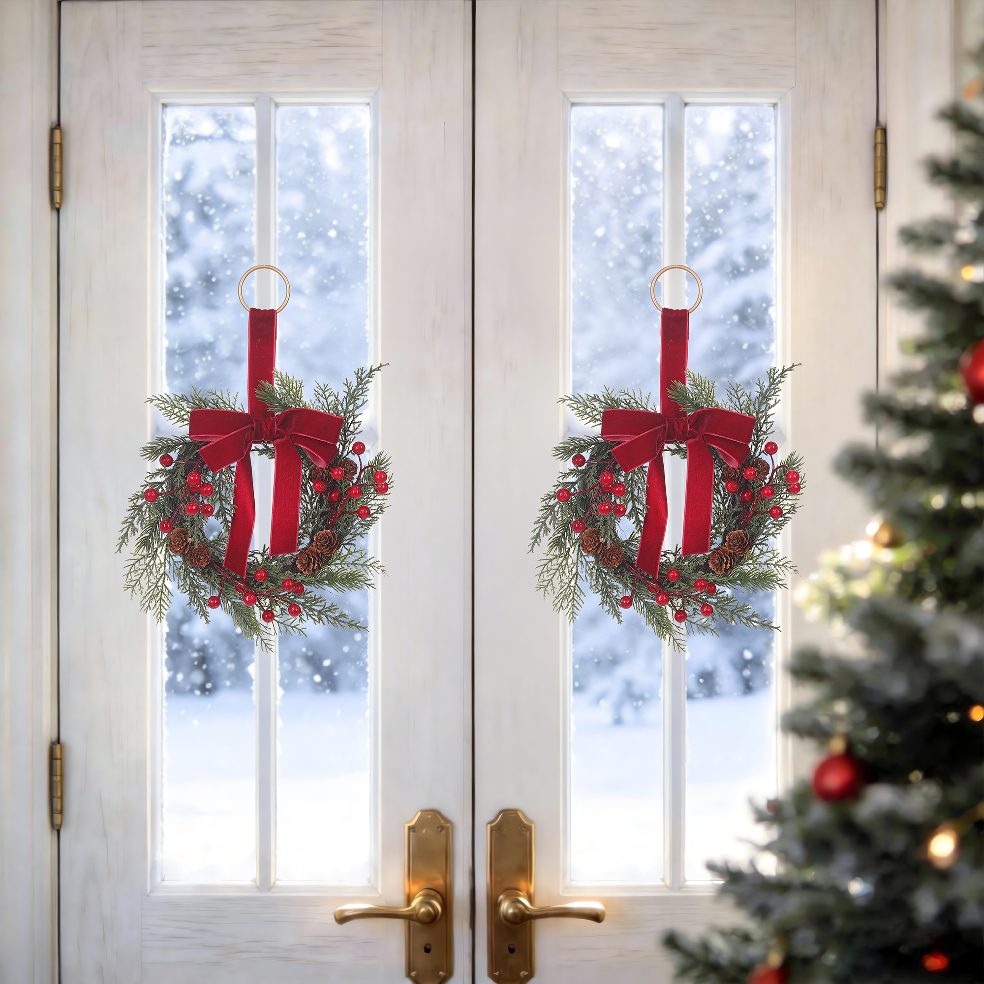 DÉCORATION DE GUIRLANDE MULTI MINI BAIES HOLIDAY TIME PL 14