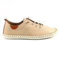 thumbnail image 3 of Lunar Womens St Ives Leather Plimsolls, 3 of 6