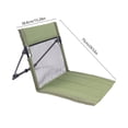 thumbnail image 3 of Beach Chair under $5! CQCYD Foldable Beach Mat with Backrest, Portable Outdoor Reclining Mat, Adjustable Sun Lounger for Camping, Padded Beach Chair with Carry Bag, 3 of 9