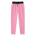 thumbnail image 1 of RKSTN Mens Pants Fashion Drawstring Elastic Waist Solid Color Casual Sweat Length Pants Soft Comfortable Workout Pants, 1 of 4
