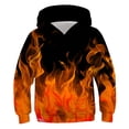 thumbnail image 1 of RXIRUCGD Chemise pour Enfants à Manches Longues T-shirt à Motif Imprimé Col Rond Cool Garçon Chandail à Capuchon ( Orange, Taille : 7 Ans ), 1 of 3