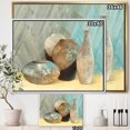 thumbnail image 2 of Still Life of Vase Bottle Handpainted - Traditional Framed Canvas, 2 of 3
