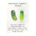 thumbnail image 2 of Riforla Cute Pickle Design Pocket Hug Card Pocket Hug Card Funny Positive Pickle with Emotional Support Card Pickle Party Decorations Graduation Pickle Greeting Card A, 2 of 5