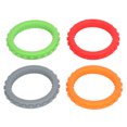 thumbnail image 2 of Baby Teethers Bracelet, Heat Resistant 4pcs Infant Teethers Bracelet Silicone Circle Rings Refrigerable  For Teething Period, 2 of 8