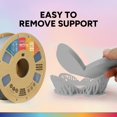 thumbnail image 4 of OVERTURE PLA Matte 3D Printer Filament 1.75mm Matte PLA 1kg Cardboard Spool (2.2lbs) Dimensional Accuracy +/- 0.02 mm (Matte Light Gray), 4 of 5