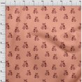 thumbnail image 3 of oneOone Polyester Lycra Fabric Branch & Owl Block Print Fabric By The Yard 56 Inch Wide, 3 of 4