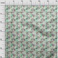thumbnail image 3 of oneOone Cotton Flex Pale Yellow Fabric Abstract Floral Sewing Craft Projects Fabric Prints By Yard 40 Inch Wide, 3 of 4