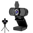 thumbnail image 1 of xinidc Full 1080P HD Webcam with Microphone, USB Webcam for Laptop and Desktop, External Webcam, Streaming PC Web Camera with Privacy Cover and Tripod, Widescreen Webcam for Zoom Skype YouTube, 1 of 3