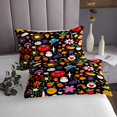 thumbnail image 3 of Erosebridal Two Groovy Party Coverlet Set Twin, Botanical Floral Bedding Set, Strawberry Potato Home Decor 2pcs, 3 of 5