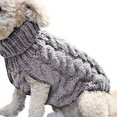 thumbnail image 4 of Kcodviy Pet Dog Shirt Rabbit Dog Sweaters for Small Dogs Print Warm Coat Sweatshirt Dog Sweaters for Medium Dogs Vest Pets Cat Warm Small Dogs Clothes for Winter Clothes, 4 of 4