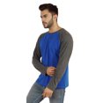 thumbnail image 3 of Inkmeso Men's Regular Fit Round Neck Shirt Solid Raglan Long Sleeve T-Shirts, 3 of 7