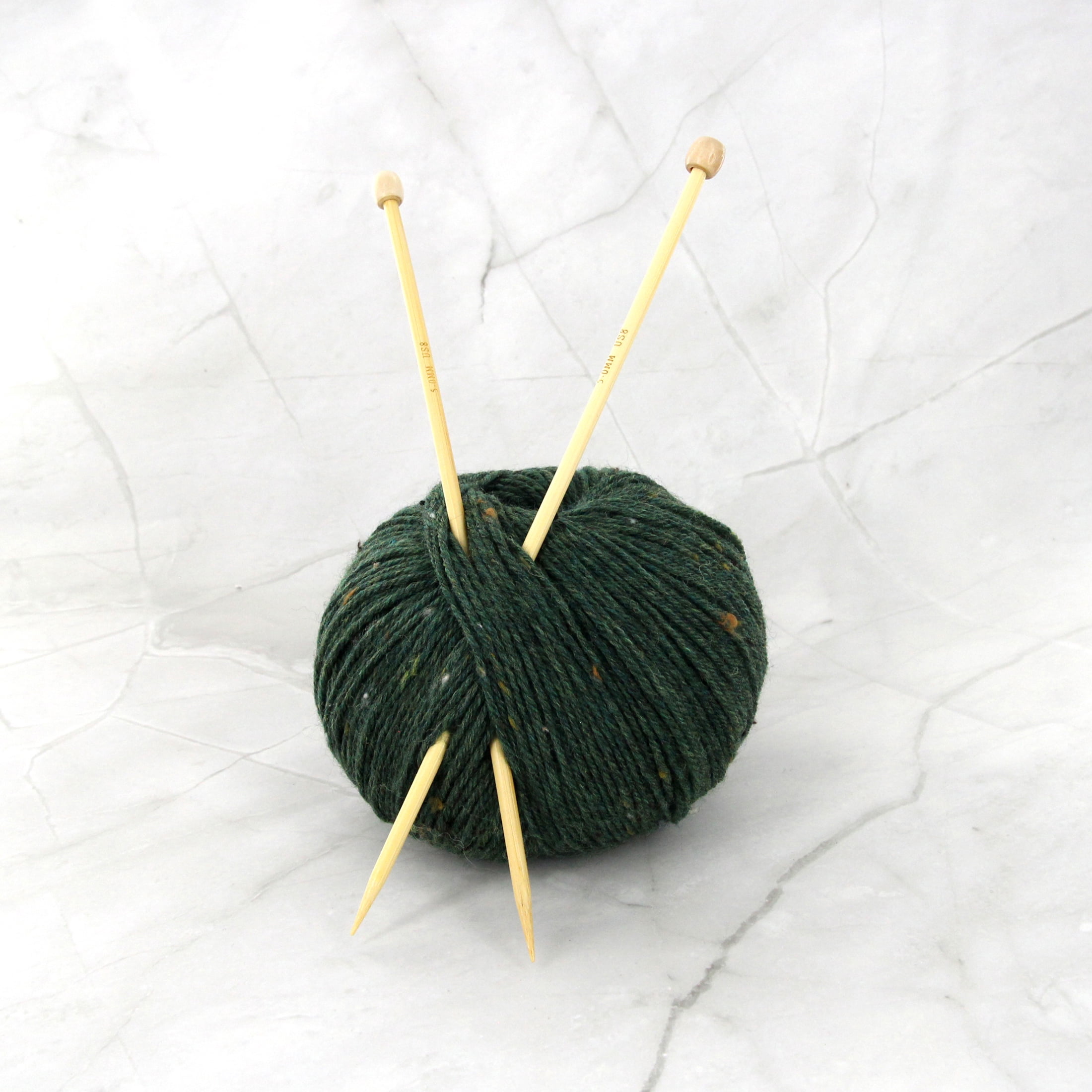 LOVE Knitting Bamboo Single-Point Needles, 25 cm (9.8 in.), 4.5 mm (0.18 in.)