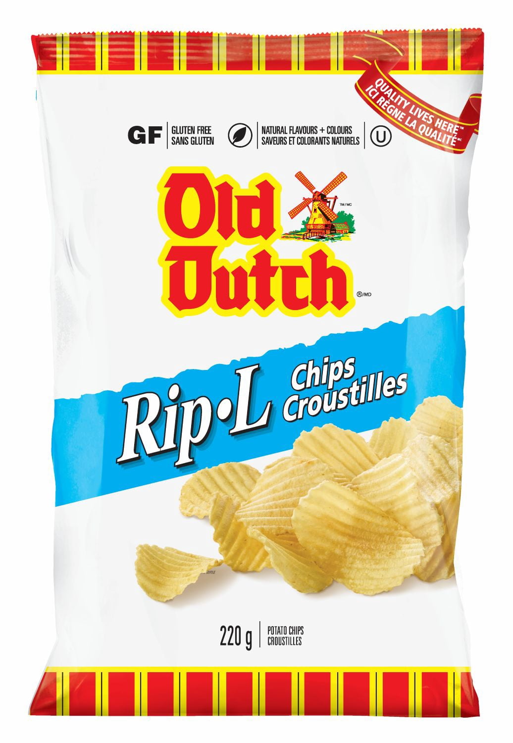 Old Dutch Ripple Plain Potato Chips