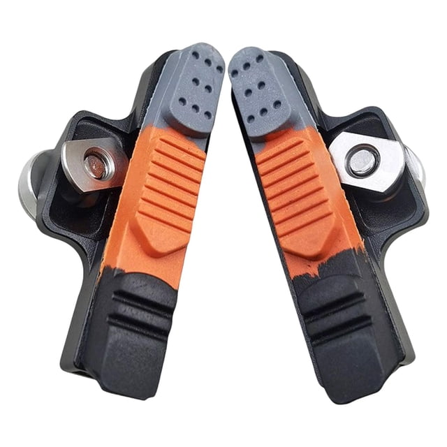 55mm Bike Brake Pads Caliper Brake Blocks Set for Road Bike Caliper Brake System Black