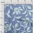thumbnail image 2 of oneOone Velvet Blue Fabric Floral Magnolia Sewing Craft Projects Fabric Prints By Yard 58 Inch Wide, 2 of 4