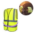 thumbnail image 3 of 2 Pcs Reflective Safety Vest High Visibility 360 Degree Protection Easy Cleaning Lightweight Safety Vest Workwear, 3 of 8
